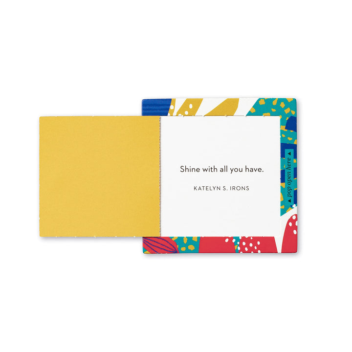 Compendium ThoughtFulls Pop-Open Cards — 2-Pack of You're Awesome, Yay, You! — 60 Pop-Open Cards, Each with a Different Message Inside 2-Pack - You're Awesome and Yay You