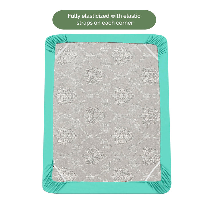 Elegant Comfort 1500 Premium Hotel Quality 18-24 Inches Deep - Extra Deep Pocket Single Fitted Sheet for High Mattress, Luxury and Softest, Smart Pocket - Wrinkle Free, California King, Marine Teal Cal King - EXTRA DEEP Pocket