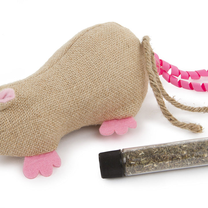 Petlinks Jeepers Creepers Refillable Kicker Cat Toy with Catnip Tube - Randomly Selected Color, One Size Set of 1 Jeepers Creepers (Randomly Selected Color)