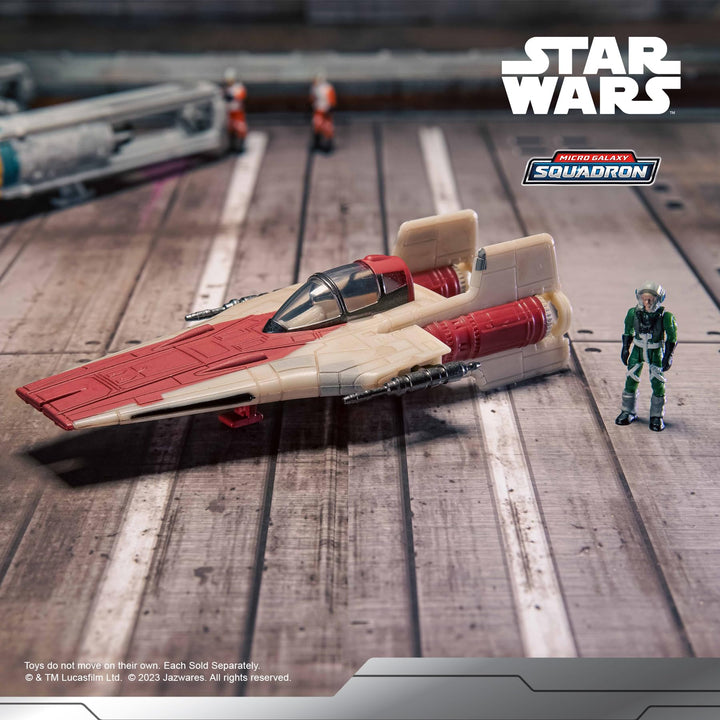 STAR WARS Micro Galaxy Squadron A-Wing Mystery Bundle - 3-Inch Light Armor Class Vehicle and Scout Class Vehicle with Micro Figure Accessories - Exclusive