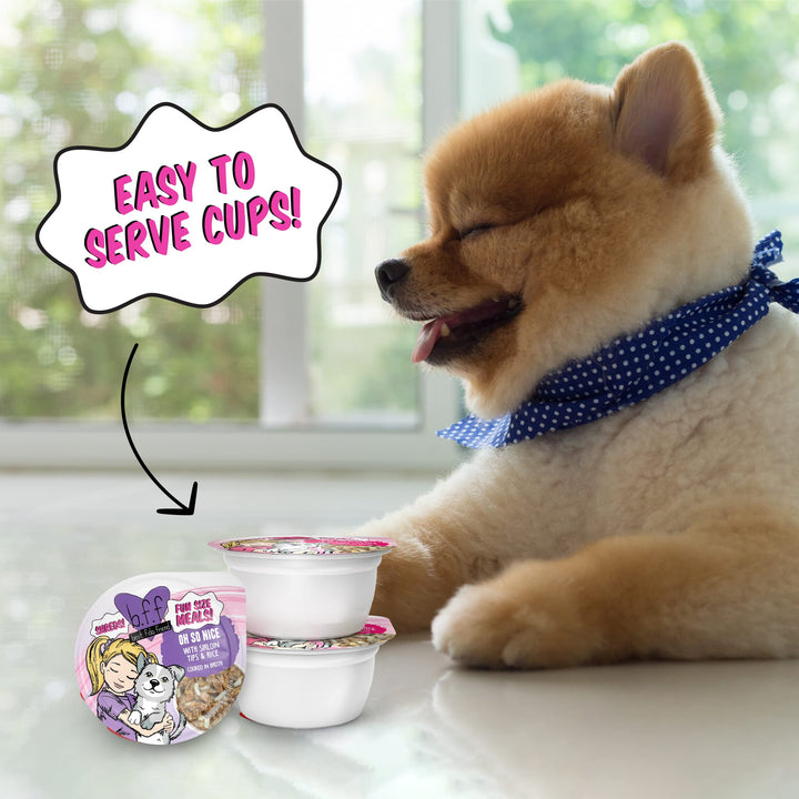 Weruva Best Fido Friend Fun Size Meals for Dogs, Picky Pooch Picnic Variety Pack, 2.75oz Cup (Pack of 8)