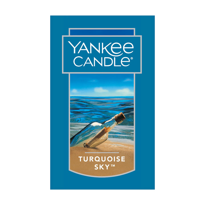 Yankee Candle Turquoise Sky Scented, Classic 22oz Large Jar Single Wick Candle, Over 110 Hours of Burn Time Classic Large Jar