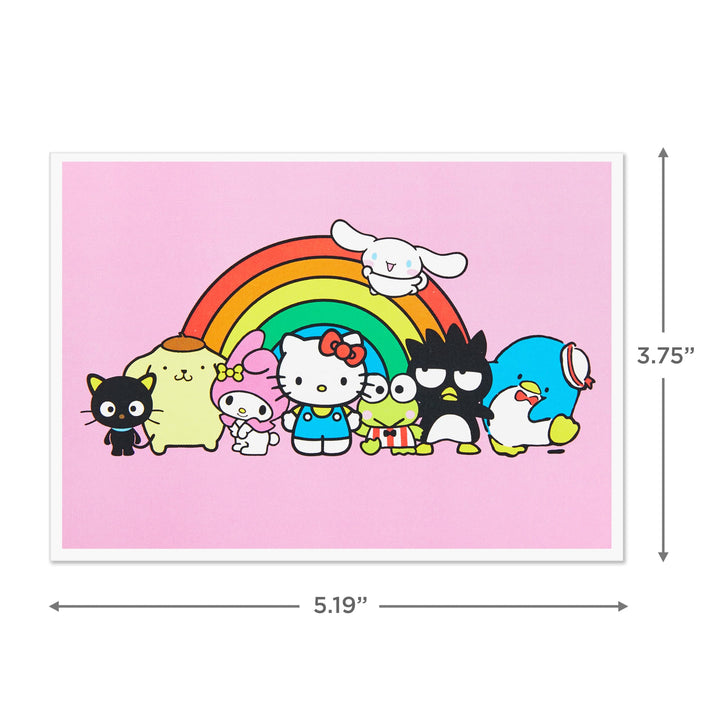 Hallmark Sanrio Hello Kitty Card Assortment (12 Blank Cards with Envelopes) for Birthdays, Back to School, Any Occasion