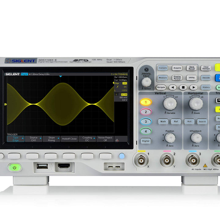 Siglent Technologies Function Generators and Oscilloscopes Bundle Generators + Digital Oscilloscope SDS1104X-E