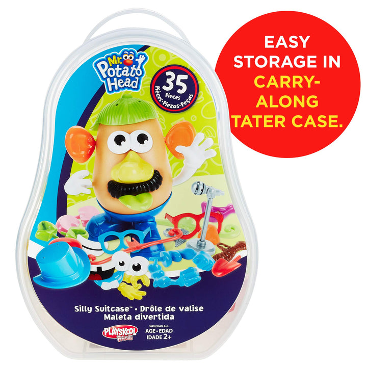 Potato Head Silly Suitcase Parts and Pieces Toddler Toy for Kids (Exclusive) Mr. Potato Head