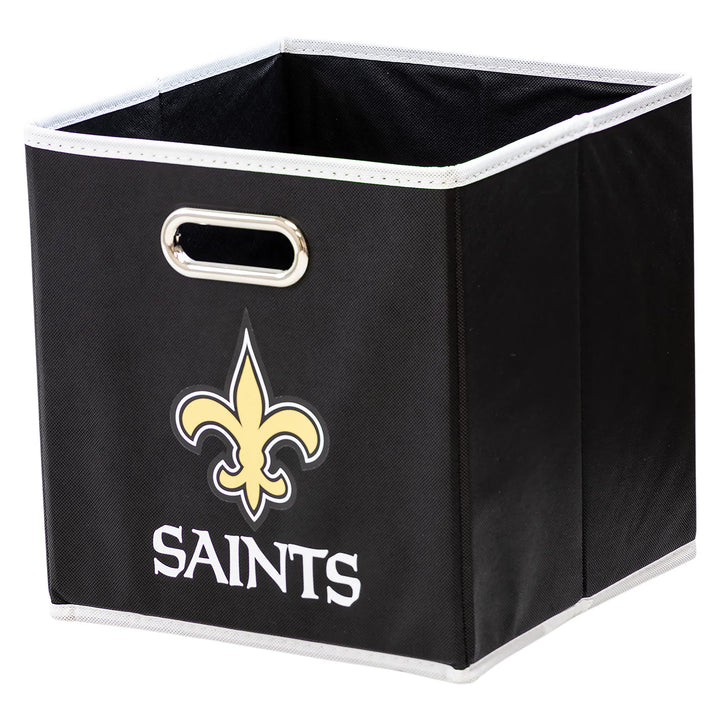 Franklin Sports NFL Storage Bins - Collapsible Cube Container + Storage Basket - NFL Office, Bedroom + Living Room Décor - 11"x11" Las Vegas Raiders