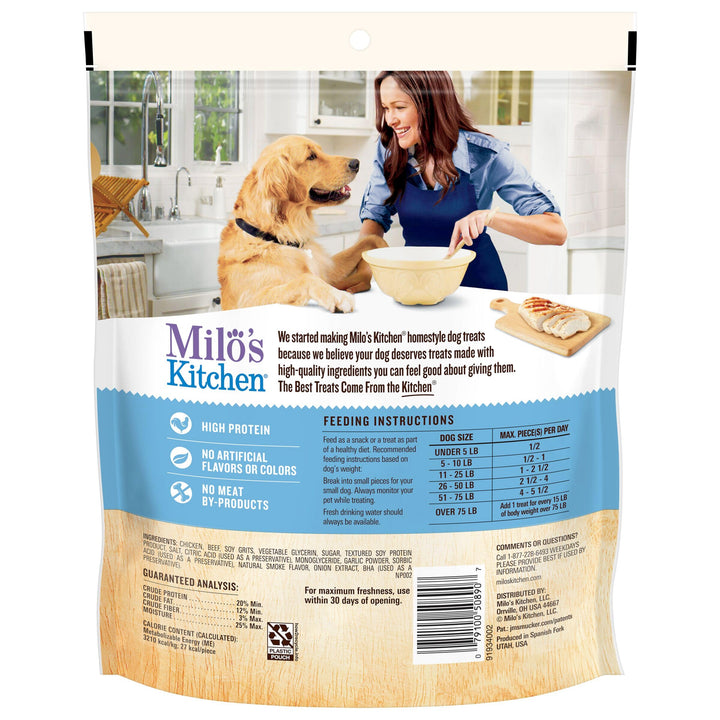 Milo's Kitchen Dog Treats, Chicken Meatballs, 18 Ounce 1.13 Pound (Pack of 1)