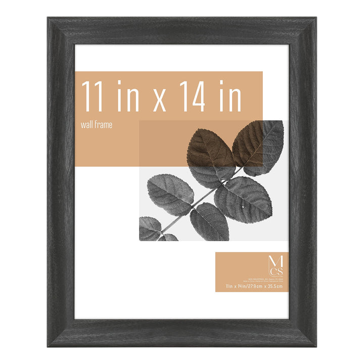 MCS STUDIO GALLERY 2 FRAME 11X14 BLACK WOODGRAIN 11 x 14 in Classic Black