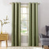 Sun Zero Easton Energy Saving Blackout Grommet Curtain Panel, 40" x 54", Sage Green 40" x 54"