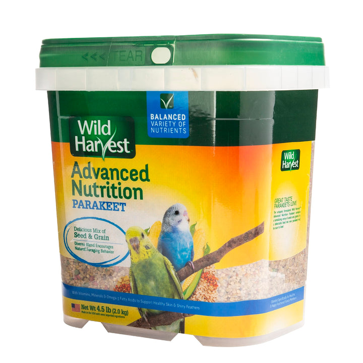 Wild Harvest WH-83540 Wild Harvest Advanced Nutrition Diet for Nutrition Diet for Parakeets, 4.5-Pound