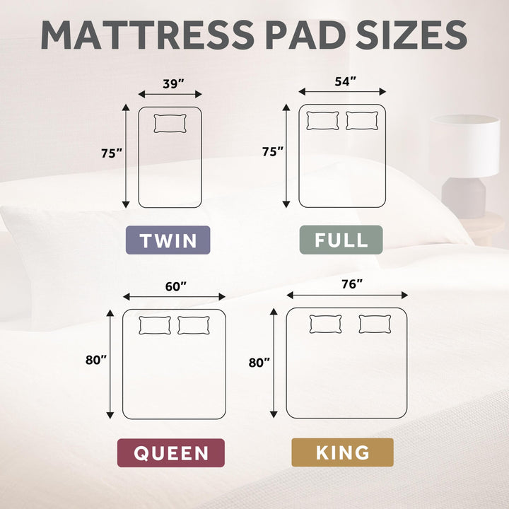 Sunbeam Premium Quilted Electric Heated Mattress Pad Twin 39" x 75" - 12 Heat Settings, 12-Hour Selectable Auto Shut-Off, Fast Heating, Warming Bed, Machine Washable, Extra-Soft Warm Cozy Square Quilted