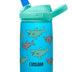 CamelBak Eddy+ Kids Water Bottle with Straw, Insulated Stainless Steel - Leak-Proof When Closed School of Sharks