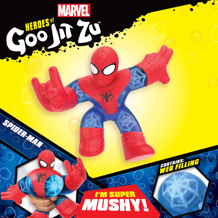 Heroes of Goo Jit Zu Licensed Marvel Hero Pack - Spider-Man, Multicolor (41054) 5.71 x 1.97 x 5.31 inches