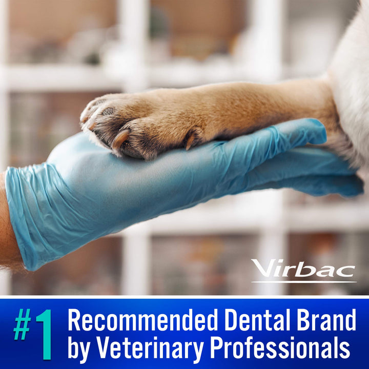 Virbac CET Enzymatic Oral Hygiene Chews for Dogs, Beef, 8.5 ounces 8.5 Ounce (Pack of 1)
