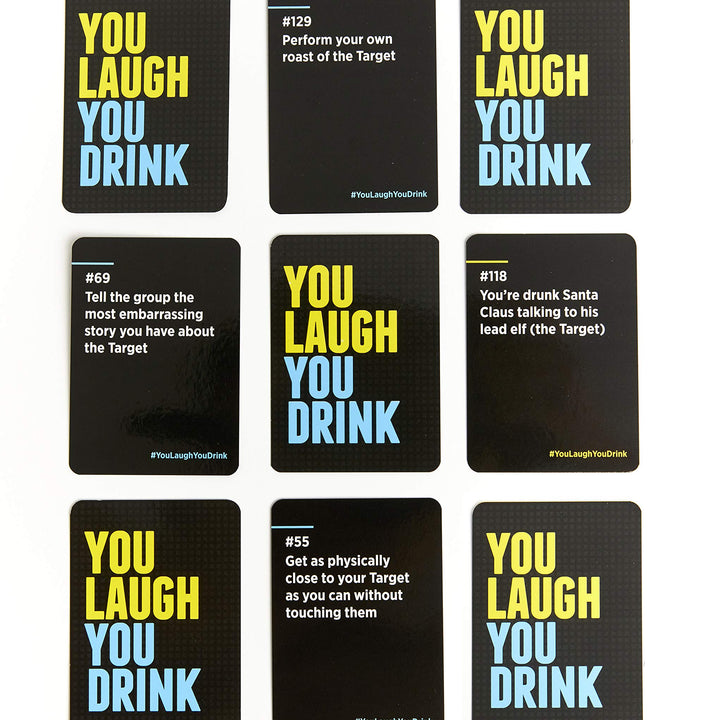 You Laugh You Drink - The Drinking Game for People Who Can't Keep a Straight Face [A Party Game]