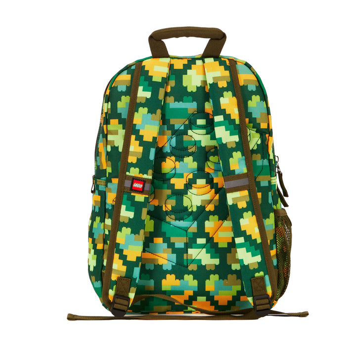 LEGO ICONIC PRINTS BACKPACK - CAMO BRICK HEARTS One Size Green