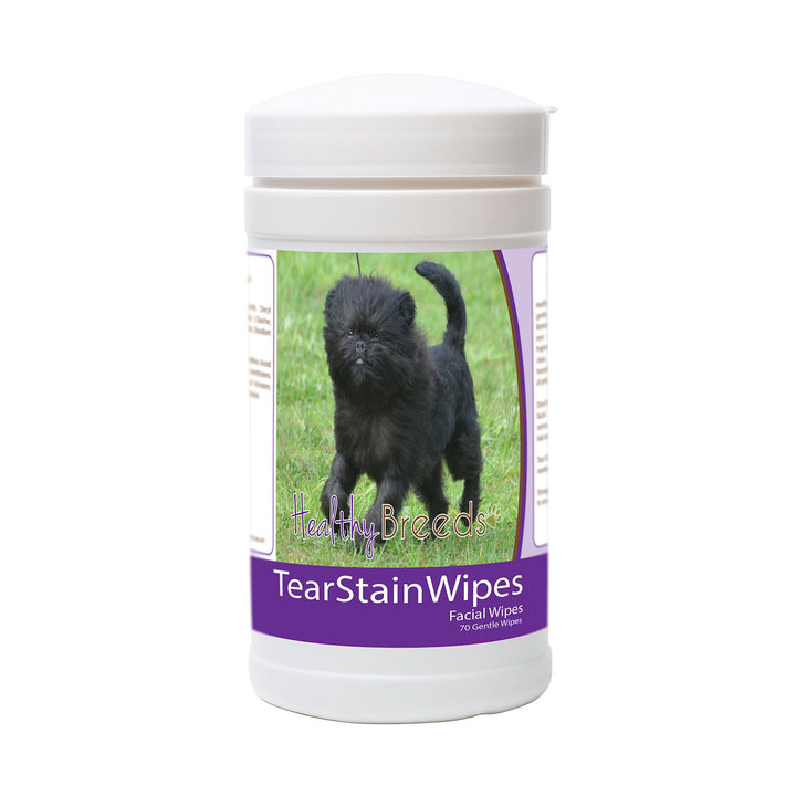 Healthy Breeds Affenpinscher Tear Stain Wipes 70 Count