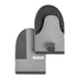 KitchenAid Beacon Two-Tone Non-Slip Mini Oven Mitt Set, Cool Grey/Frost Grey, 5.5"x8", 2 Piece 5.5"x8"