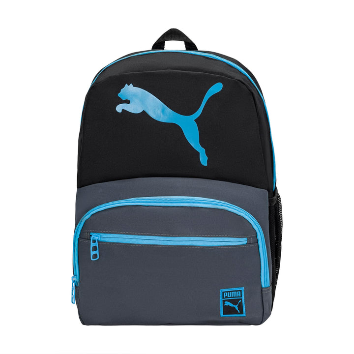 PUMA KIDS' LOGO BACKPACK Youth Size Black/Blue