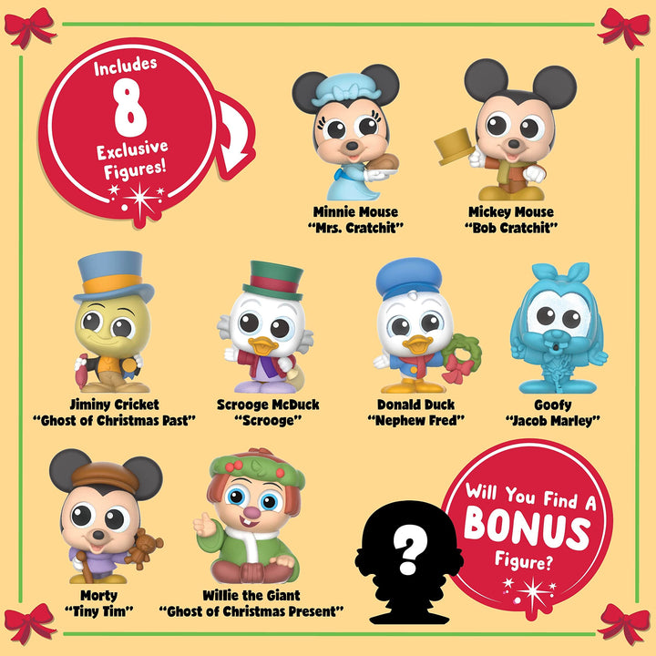 Disney Doorables Mickey’s Christmas Carol Collector Peek, Officially Licensed Kids Toys for Ages 5 Up by Just Play