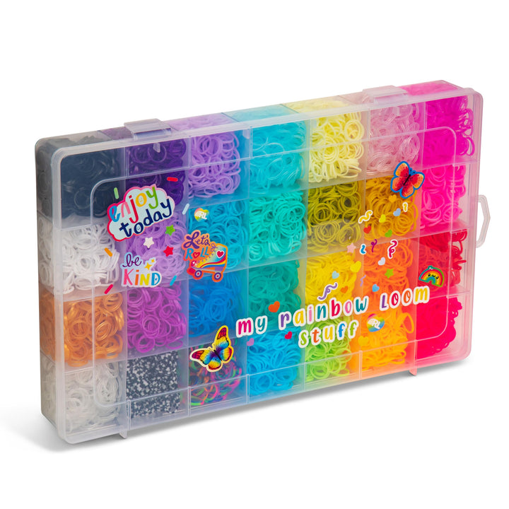 Rainbow Loom: Treasure Trove - DIY Rubber Band Bracelet Craft Kit with Case - 11,000 Loom Bands & Accessories, Design & Create, Ages 7+  Exclusive