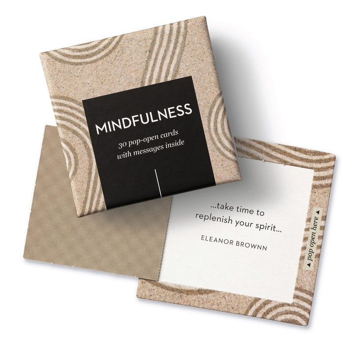 Compendium ThoughtFulls Pop-Open Cards  Mindfulness  30 Pop-Open Cards, Each with a Different Inspiring Message Inside