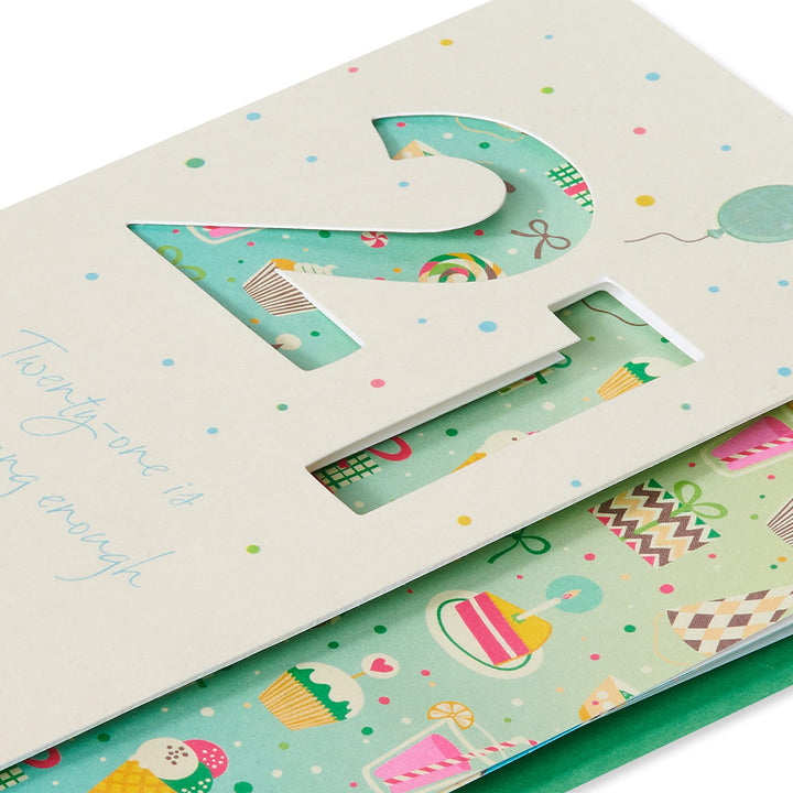 American Greetings 21st Birthday Card (Being Young)