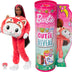 Barbie Cutie Reveal Doll & Accessories with Animal Plush Costume & 10 Surprises Including Color Change, Kitten as Red Panda in Costume- Themed Series Kitty/Red Panda