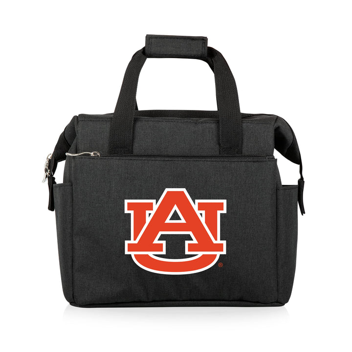 PICNIC TIME NCAA unisex-adult NCAA On The Go Lunch Cooler Auburn Tigers 10 x 6 x 10.5 Black