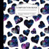 Composition Book: Magic Hearts Night Sky Meditation Wide Ruled Paper Lined Notebook Unicorn Journal for Teens Kids Students Back to School 7.5 x 9.25 in. 100 Pages