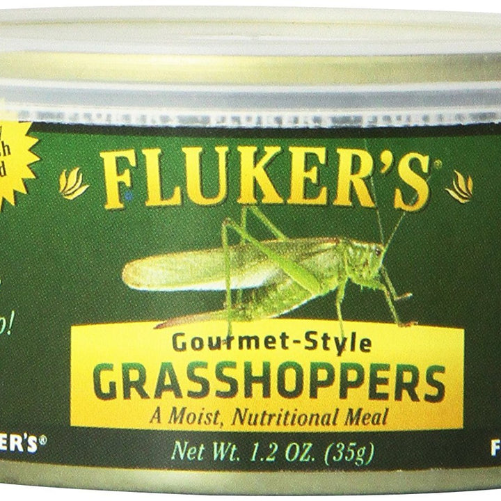 Fluker's Gourmet Canned Food for Reptiles, Fish, Birds and Small Animals, Crickets, 1.2 oz 1.2 Ounce (Pack of 1)