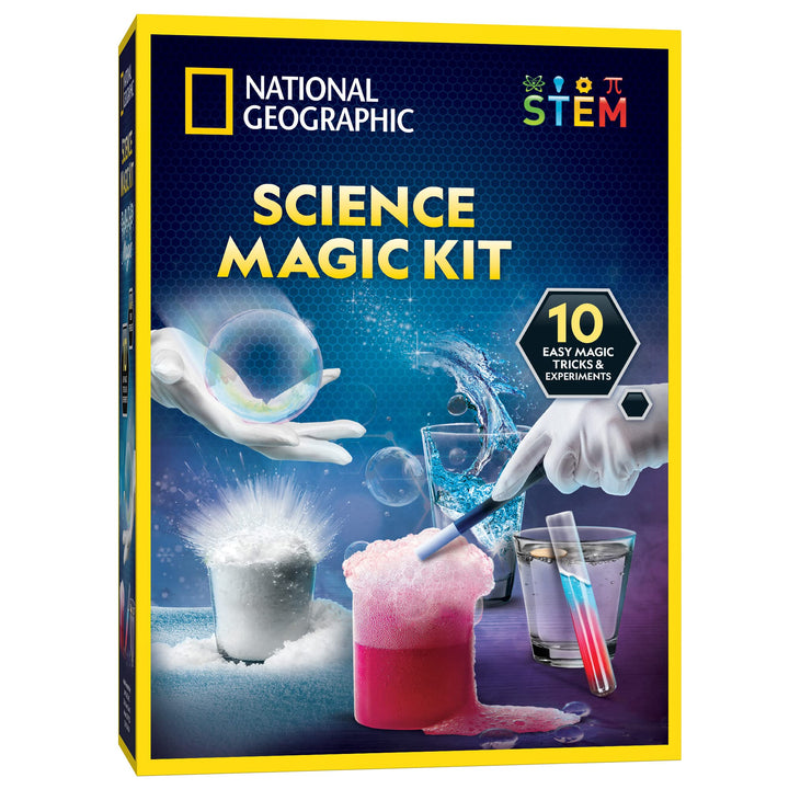 NATIONAL GEOGRAPHIC Craft Kits for Kids - Crystal Growing Kit, Grow 6 Crystal Trees in Just 6 Hours, Educational Craft Kit with Art Supplies, Geode Specimen, STEM Arts & Crafts Kit | NATIONAL GEOGRAPHIC Magic Chemistry Set – Science Kit for Kids with 1...