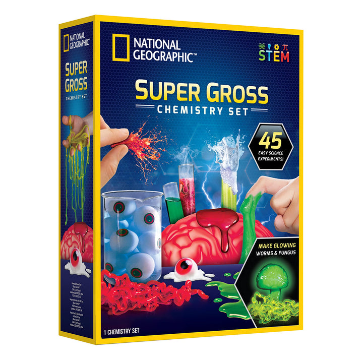 National Geographic Arts, Crafts & Gross Science Kit Bundle for Kids Crafts Kit + Science Experiments