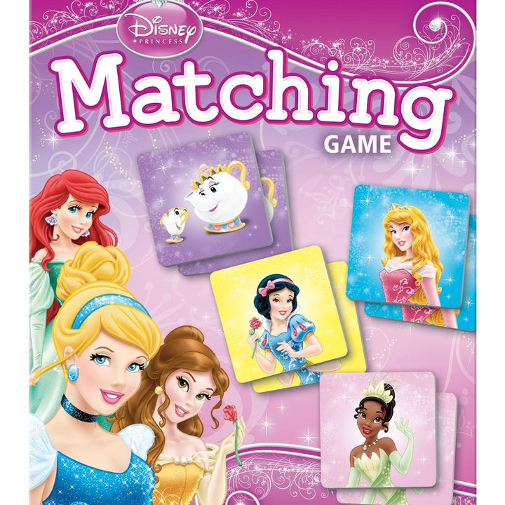 Disney Princess Matching Game by Wonder Forge | For Boys & Girls Age 3 to 5 | A Fun & Fast Disney Memory Game for Kids | Cinderella, Jasmine, Mulan, and more