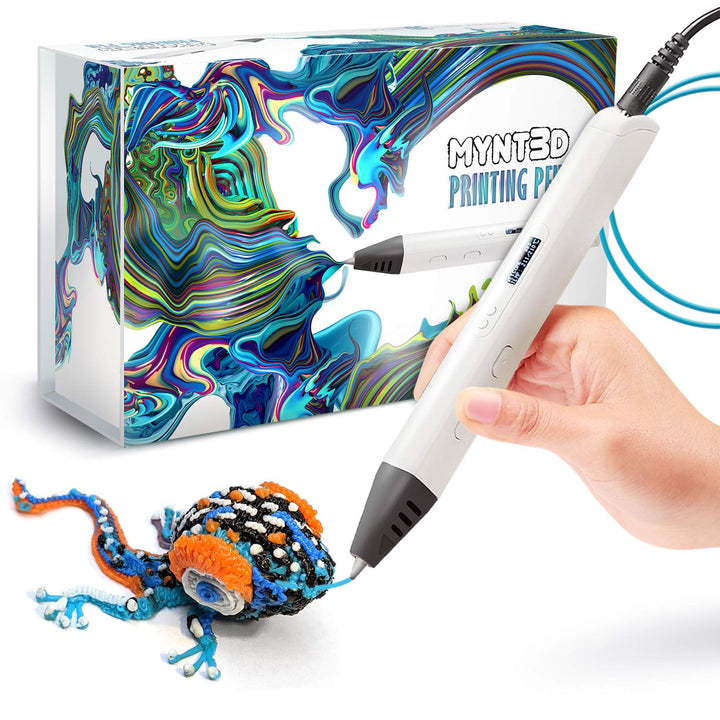 MYNT3D Professional Printing 3D Pen Bundle with Super 3D Printing Pen and PLA Filament 3D Pen Only+ Super 3D Pen