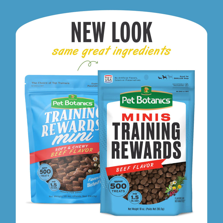 Pet Botanics 4 oz. Pouch Training Reward Mini Soft & Chewy, Duck and Bacon Flavor, with 200 Treats Per Bag, The Choice of Top Trainers Grain Free Duck & Bacon 4 Ounce (Pack of 1)