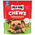 Milk-Bone Chews GnawBones Rawhide Free Dog Treats, Peanut Butter & Chicken, 5 Long Lasting Small/Medium Knotted Bones 9.6 Ounce (Pack of 1)