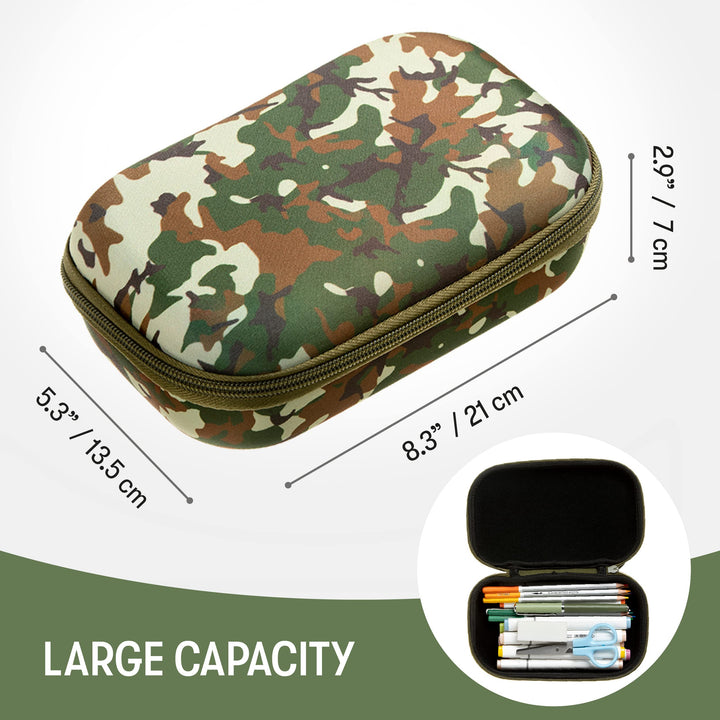 ZIPIT Camo Pencil Box for Boys | Pencil Case for School | Organizer Pencil Bag | Large Capacity Pencil Pouch