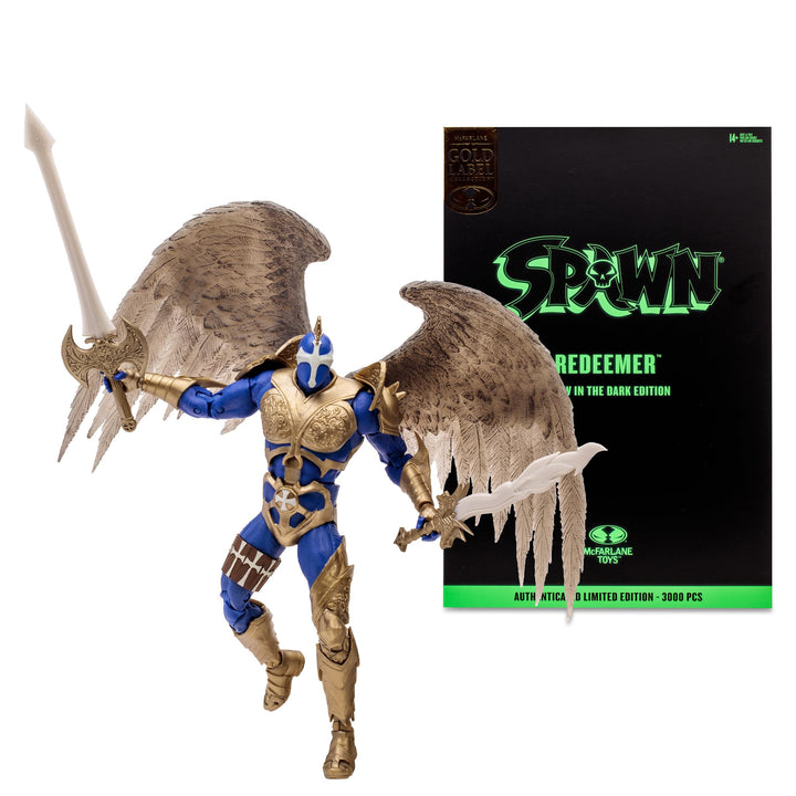 McFarlane Toys - Redeemer Glow in The Dark Edition, 7in Action Figure, Gold Label,  Exclusive