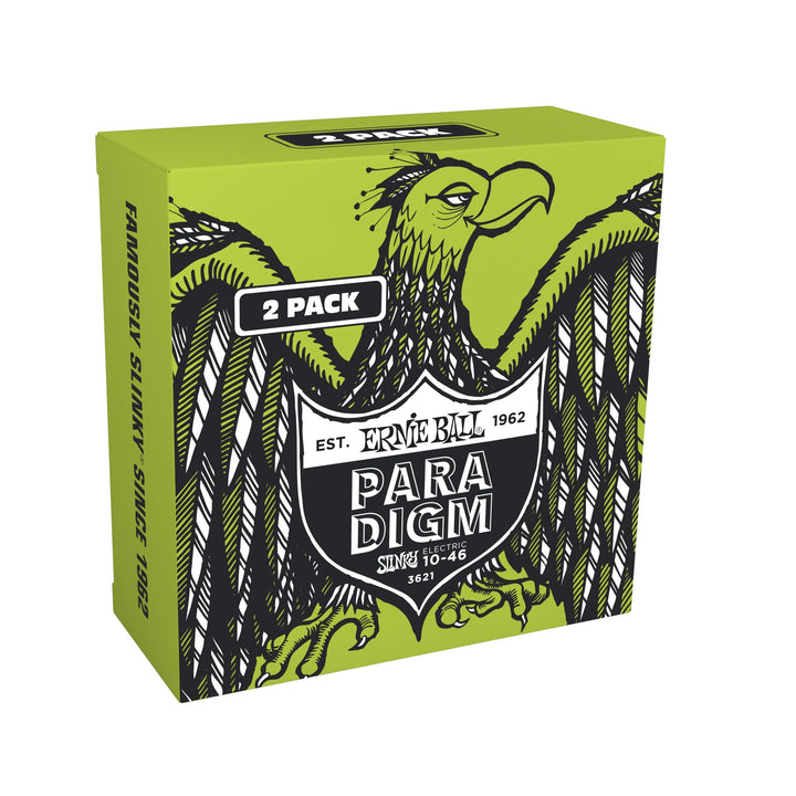 Ernie Ball Regular Slinky Paradigm Electric Guitar Strings  Exclusive 2 Pack 10-46 (P03621) Regular (10-46) 2-Pack 6-String