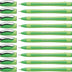 Xpress Premium Fineliner, 0.8 mm Porous Point, Light Green Barrel, Green Ink, Box of 10 Pens (190004)