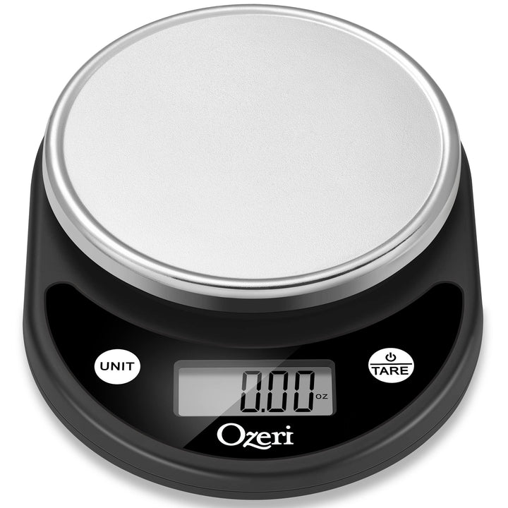 Ozeri Pronto Digital Multifunction Kitchen and Food Scale,Silver on Black Silver on Black