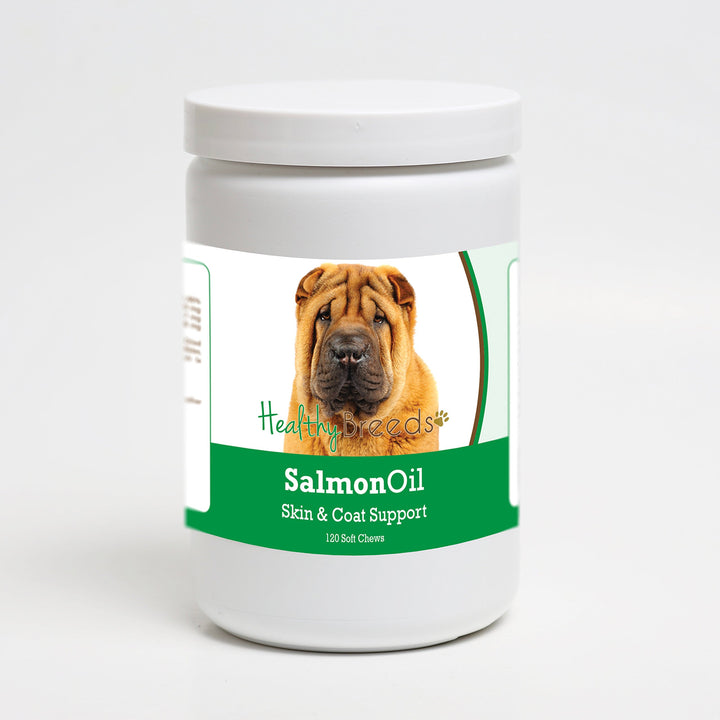 Healthy Breeds Chinese Shar Pei Salmon Oil Soft Chews 120 Count
