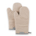 KitchenAid Asteroid Oven Mitt Set, 7"x12.5", Milkshake Tan, 2 Piece