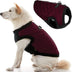 Gooby Fashion Vest Dog Jacket - Purple, Small - Warm Zip Up Dog Bomber Vest with Dual D Ring Leash - Winter Water Resistant Small Dog Sweater - Dog Clothes for Small Dogs Boy or Medium Dogs Small chest (~12")