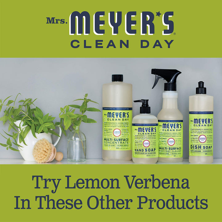 MRS. MEYER'S CLEAN DAY Room and Air Freshener Spray, Non-Aerosol Spray Bottle Infused with Essential Oils, Lemon Verbena, 8 fl. oz - Pack of 3 8 Fl Oz (Pack of 3)