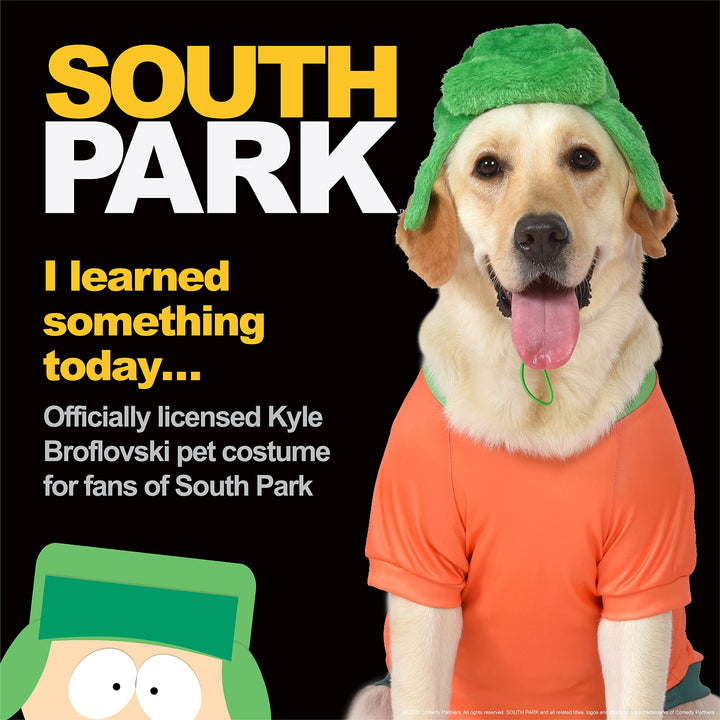 Halloween Kyle Costume - Extra Large | South Park Halloween Costumes for Dogs, Funny Dog Costumes | Officially Licensed South Park Dog Halloween Costume , Orange X-Large