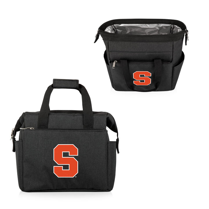 PICNIC TIME NCAA unisex-adult NCAA On The Go Lunch Cooler Syracuse Orange 10 x 6 x 10.5 Black