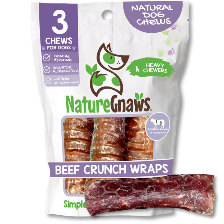 Nature Gnaws USA Smoked Bison Trachea Rings for Dogs (1Lb) – Delicious Grain Free Long Lasting Chew - Premium Natural Dog Chew Bones - Rawhide Free USA Bison 1 Pound (Pack of 1)