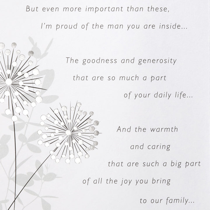 American Greetings Anniversary Card for Husband (Proud of the Man You Are) Dandelions